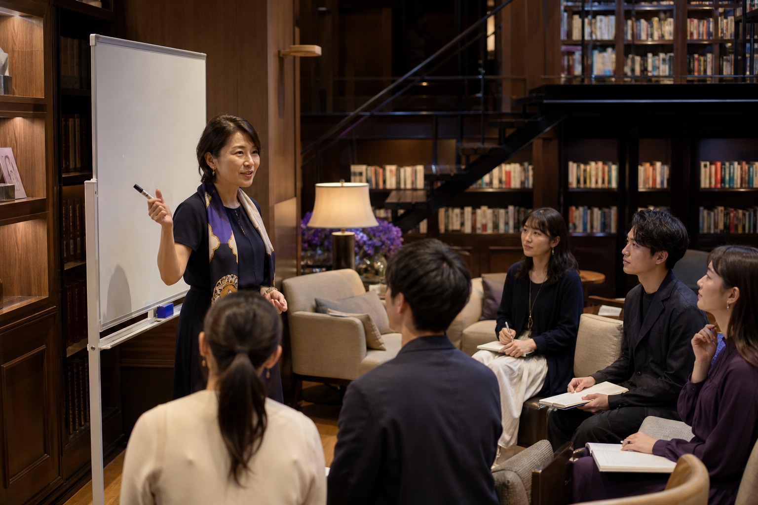 業界リーダーの話を少人数で聞く勉強会