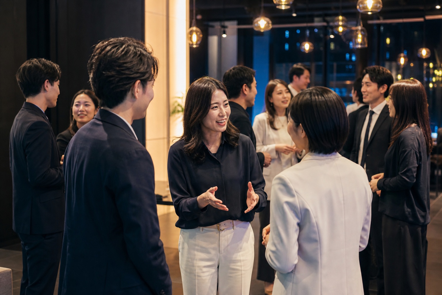 若手社会人が立場を越えて交流するネットワーキングイベント